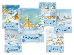 UNIPAP  pohlednice vánoční 171 C výsek 1240867