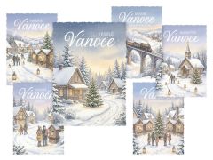 pohlednice vánoční 185 C výsek 1240898