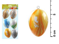 UNIPAP  vajíčka plast 6cm/6ks S170181 2221247