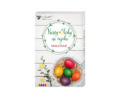 UNIPAP  Barvy na vajíčka gelové 7744 perleťové, 5 ks, rukavice
