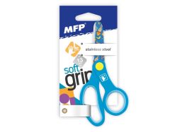 UNIPAP  nůžky 13cm pro leváky potištěné E17 left modré 5010136