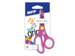 UNIPAP  nůžky 13cm pro leváky potištěné E17 left fialové 5010137