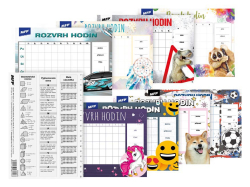 rozvrh hodin A5 mix 5300453