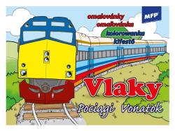 UNIPAP  omalovánky Vlaky 5300561