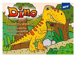 UNIPAP  omalovánky Dino 5300790