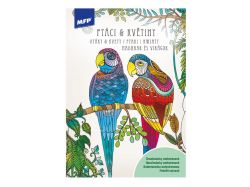 omalovánky antistresové Ptáci a Květiny 210x296/32s 5301043