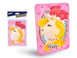 UNIPAP  mozaikový set 14,8x21cm glitter Unicorn 5330413