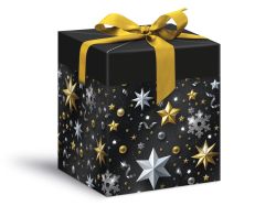 UNIPAP  krabička dárková vánoční 12x12x15cm 5370573
