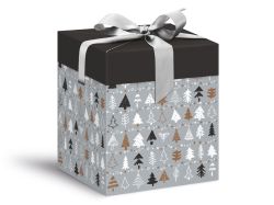 UNIPAP  krabička dárková vánoční 12x12x15cm 5370575