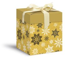 UNIPAP  krabička dárková vánoční 12x12x15cm 5370609