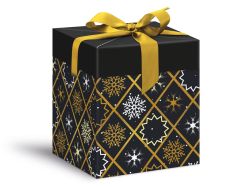 UNIPAP  krabička dárková vánoční 12x12x15cm 5370610