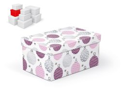 krabice dárková vánoční B-V003-D 22x14x11cm 5370719