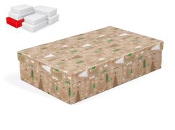 krabice dárková vánoční A-V009-F 34x22x8cm 5371021