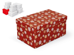 UNIPAP  krabice dárková vánoční B-V010-G 28x18x14cm 5371158