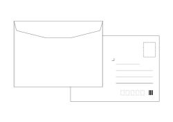 Dopisní obálka C6 s linkou vnitřní tisk K-C6/80IDLZ/P olizová