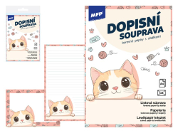 dopisní papír barevný LUX 5+10 (Kočka) 5550364