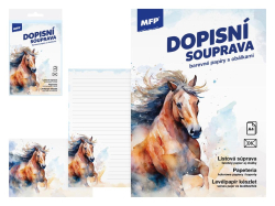 dopisní papír barevný LUX 5+10 (Kůň) 5550367
