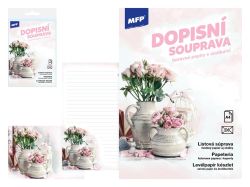dopisní papír barevný LUX 5+10 (Květy) 5550372