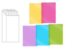 UNIPAP  celofán transparent barevný - role 500x70cm mix barev 5811733