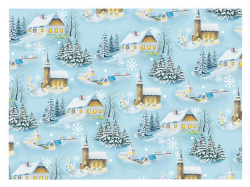 balící papír vánoční klasik V264 100x70 5811738