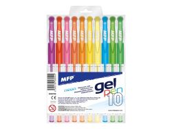 gelové pero set NEON 10 ks 6000798