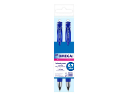 Smiffys  gelové pero Quick Dry, 0,7 modré 2 ks v sáčku 6001134