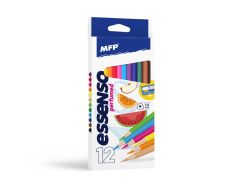pastelky ESSENSO 12 ks Voňavé triangular s ořezávátkem 6300624