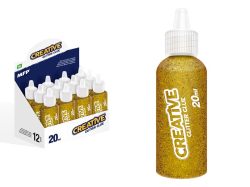 UNIPAP  lepidlo glitrové 20ml zlaté 6330633