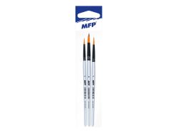 UNIPAP  štětec synthetic kulatý set 3ks 6,8,10 6340142
