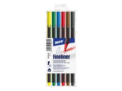 UNIPAP  popisovač FL  6 ks barev 0,7mm trojhranné 6410747