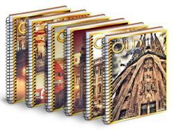 blok se spirálou 18x13cm linka, 120 listů 7500802
