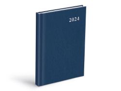 UNIPAP  diář 2024 D801 PVC blue denní 7781234