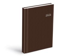 diář 2026 D801 PVC dark brown 7781452