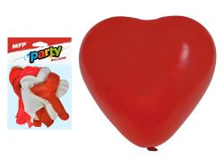 UNIPAP  balónek nafukovací 12ks sáček srdce  30cm mix 8000110