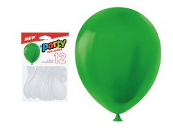 balónek nafukovací 12ks sáček standard 26cm zelený 8000189