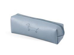 penál etue mini cube Sausage Dog light gray 5,5x,5,5x19cm 8071376