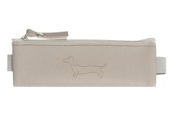 penál etue mini s gumou na diář Sausage Dog gray 20x4cm 8071380