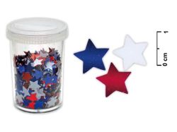 UNIPAP  konfety hvězdičky 25g mix barev 8885413