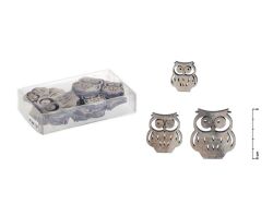 UNIPAP  dekorace sova 14ks mix velikost 8885461