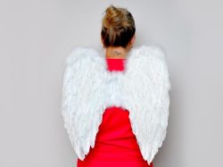andělská křídla z peří 50x50cm 8885877