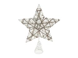 UNIPAP  hvězda špice na stromek vánoční 25x30cm FJ291428B 8885959