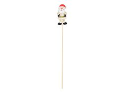zápich santa dřevo natur 7cm/29cm 8886139