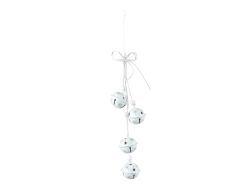 závěs rolničky bílé 4cm, délka 35cm 8886160
