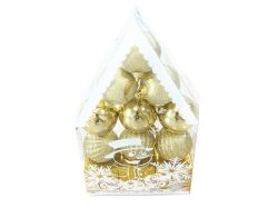 UNIPAP  baňky set 4cm/12ks zlaté 8886261