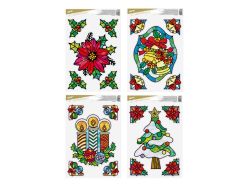 UNIPAP  okenní fólie vánoce VA029 30x20cm 8886468