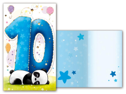 UNIPAP  přání k narozeninám 10 M33-100 T PRANI_T_1894