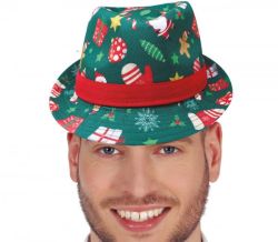 Vánoční klobouk zelený