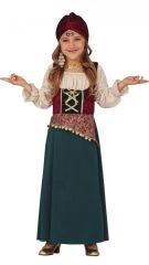 Fiestas Guirca  Dětský kostým Cikánka - Velikost 10-12