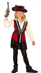 Dětský kostým Pirátka - Velikost 3-4