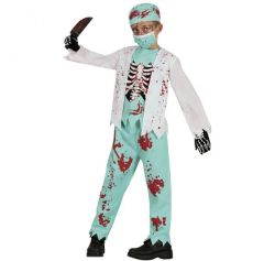 Dětský kostým Zombie medik - Velikost 5-6